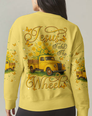 Jesus Take The Wheel Women's All Over Print Shirt - Tlnt2104254