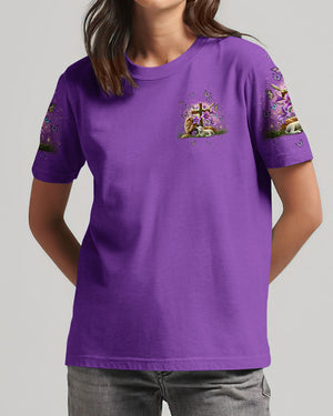 With God All Things Are Possible Lion Lamb Women's All Over Print Shirt - Tlnt2201253