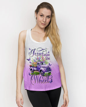 Jesus Take The Wheel Women's All Over Print Shirt - Tlnt2203252