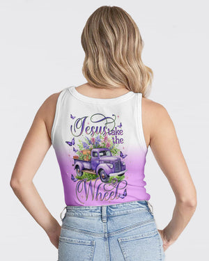 Jesus Take The Wheel Women's All Over Print Shirt - Tlnt2203252