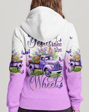 Jesus Take The Wheel Women's All Over Print Shirt - Tlnt2203252