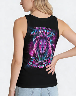 The Reason I’m Old And Wise Lion Women's All Over Print Shirt - Tlnt2212252