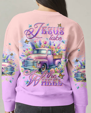 Jesus Take The Wheel Women's All Over Print Shirt - Tlnt2301251