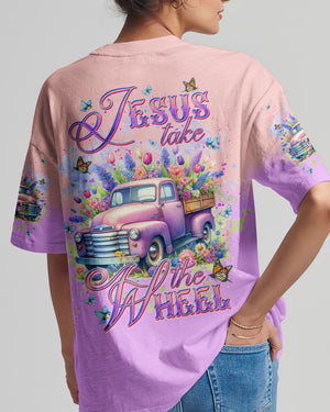 Jesus Take The Wheel Women's All Over Print Shirt - Tlnt2301251