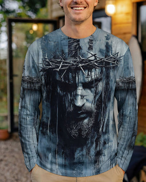 Jesus Is My Savior Lion Watercolor Men's All Over Print Shirt - Tlnt2303263