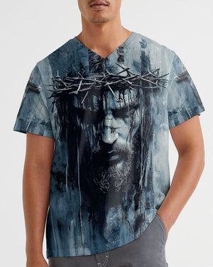 Jesus Is My Savior Lion Watercolor Men's All Over Print Shirt - Tlnt2303263