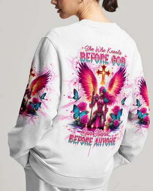 She Who Kneels Before God Women's All Over Print Shirt - Tlnt2304242