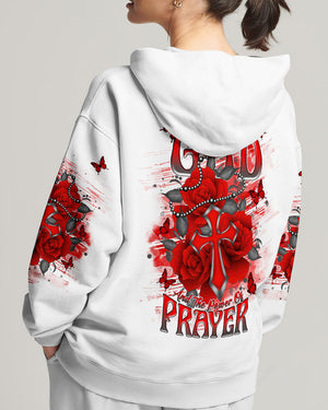 I Believe In God Rose Cross Women's All Over Print Shirt - Tlnt2311243