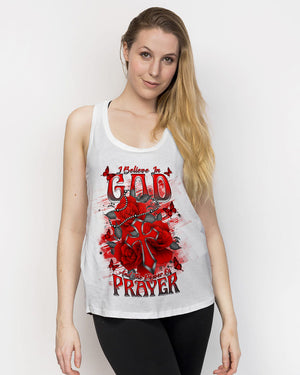 I Believe In God Rose Cross Women's All Over Print Shirt - Tlnt2311243