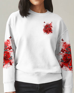 I Believe In God Rose Cross Women's All Over Print Shirt - Tlnt2311243