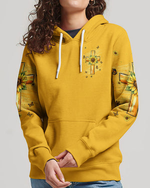 God Is Good All The Time Sunflower Women's All Over Print Shirt - Tlnt2312251