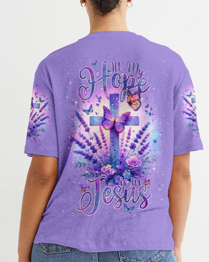 All My Hope Is In Jesus Lavender Women's All Over Print Shirt - Tlnt2401243
