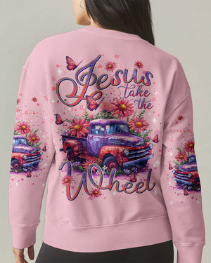 Jesus Take The Wheel Women's All Over Print Shirt - Tlnt2406251