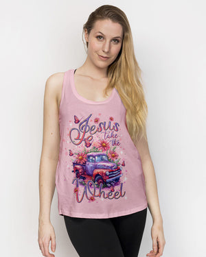 Jesus Take The Wheel Women's All Over Print Shirt - Tlnt2406251