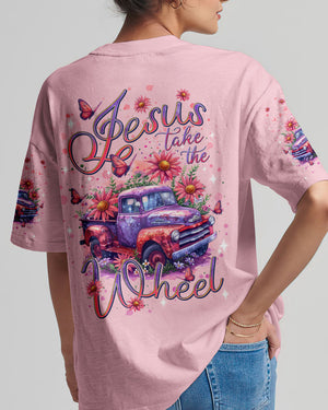 Jesus Take The Wheel Women's All Over Print Shirt - Tlnt2406251