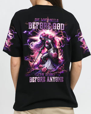She Who Kneels Before God Women's All Over Print Shirt - Tlnt2410234