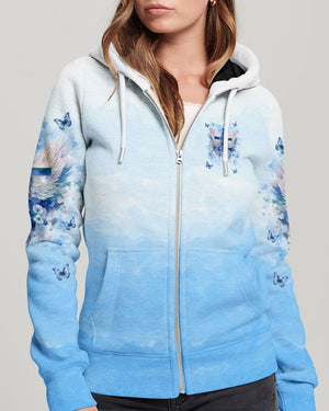 When God Steps In Miracles Happen Wings Women's All Over Print Shirt - Tlnt2504245