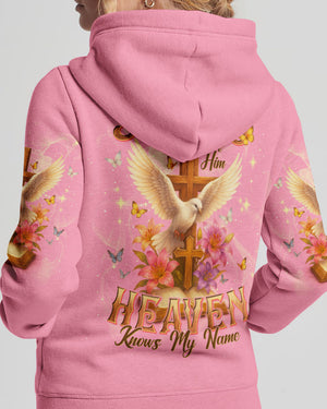 Jesus Because Of Him Heaven Knows My Name Women's All Over Print Shirt - Tlnt2504251