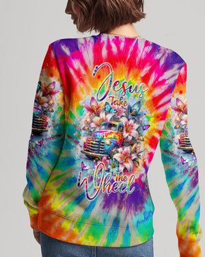 Jesus Take The Wheel Lilies Women's All Over Print Shirt - Tlnt2602242