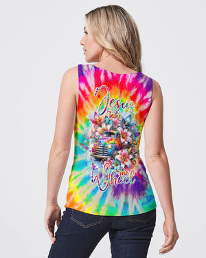 Jesus Take The Wheel Lilies Women's All Over Print Shirt - Tlnt2602242