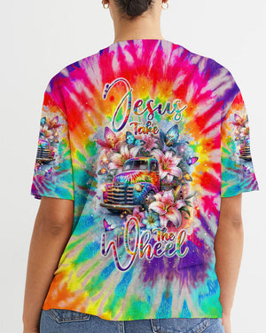 Jesus Take The Wheel Lilies Women's All Over Print Shirt - Tlnt2602242