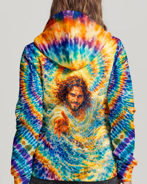 Saved By His Grace Jesus Water Swirl Women's All Over Print Shirt - Tlnt2603262