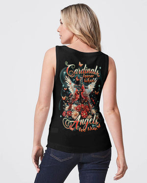 Cardinals Appear When Angels Are Near Women's All Over Print Shirt - Tlnt2703252