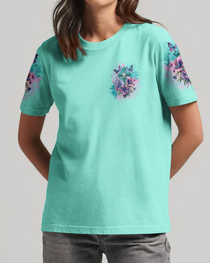 I Can Do All Things Through Christ Cross Lilies Flower Women's All Over Print Shirt - Tlnt2811234