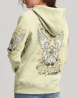 I Believe There Are Angels Among Us Gnome Women's All Over Print Shirt - Tlnt2910242