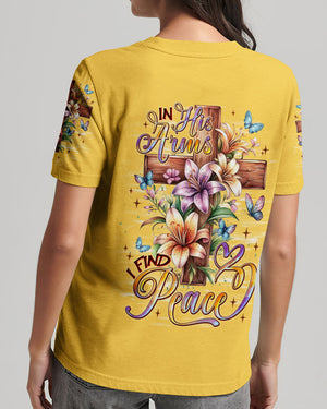 In His Arms I Find Peace Women's All Over Print Shirt - Tlnt2910251