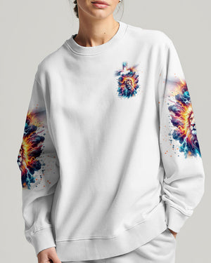 Jesus Dropped The Charges Lion Women's All Over Print Shirt - Tlnt3007242