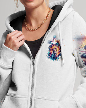 Jesus Dropped The Charges Lion Women's All Over Print Shirt - Tlnt3007242