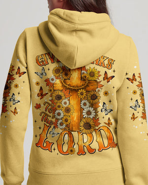 Give Thanks To The Lord Autumn Women's All Over Print Shirt - Tlnt3007254