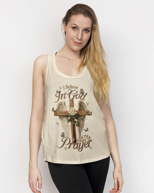 I Believe In God Cross Wings Women's All Over Print Shirt - Tlnt3012241