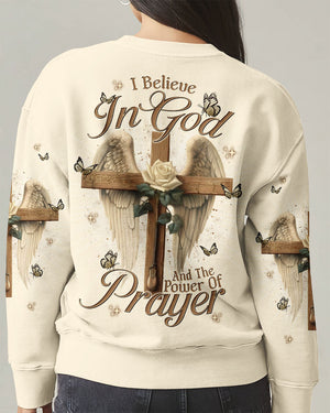 I Believe In God Cross Wings Women's All Over Print Shirt - Tlnt3012241