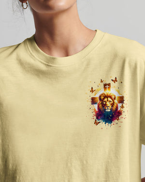 Fearless In Faith Lion Women's All Over Print Shirt - Tlnt3107254