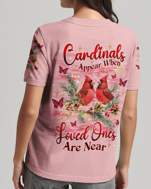 Cardinals Appear When Loved Ones Are Near Women's All Over Print Shirt - Tlnz0201251