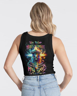 Way Maker Miracle Worker Cross Lion Women's All Over Print Shirt - Tlnz0305241