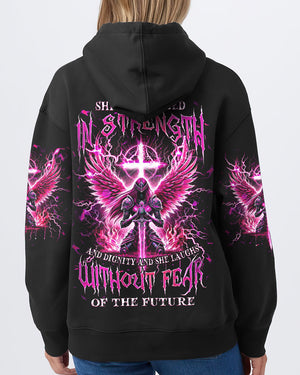 She Is Clothed In Strength And Dignity Warrior Women's All Over Print Shirt - Tlnz0411242