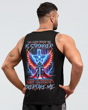 The Jesus Inside Me Is Stronger Than The Darkness Warrior Men's All Over Print Shirt - Tlnz0512244