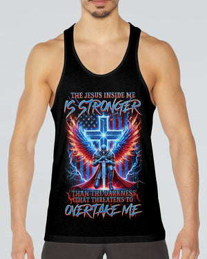 The Jesus Inside Me Is Stronger Than The Darkness Warrior Men's All Over Print Shirt - Tlnz0512244