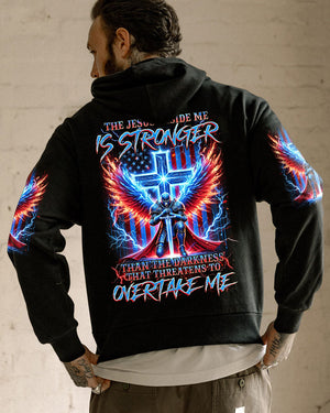 The Jesus Inside Me Is Stronger Than The Darkness Warrior Men's All Over Print Shirt - Tlnz0512244