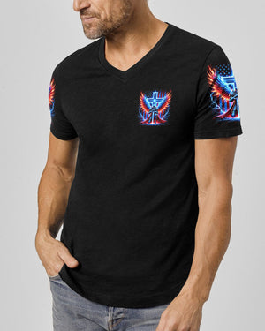 The Jesus Inside Me Is Stronger Than The Darkness Warrior Men's All Over Print Shirt - Tlnz0512244
