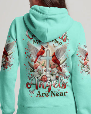 Cardinals Appear When Angels Are Near Women's All Over Print Shirt - Tlnz0601253