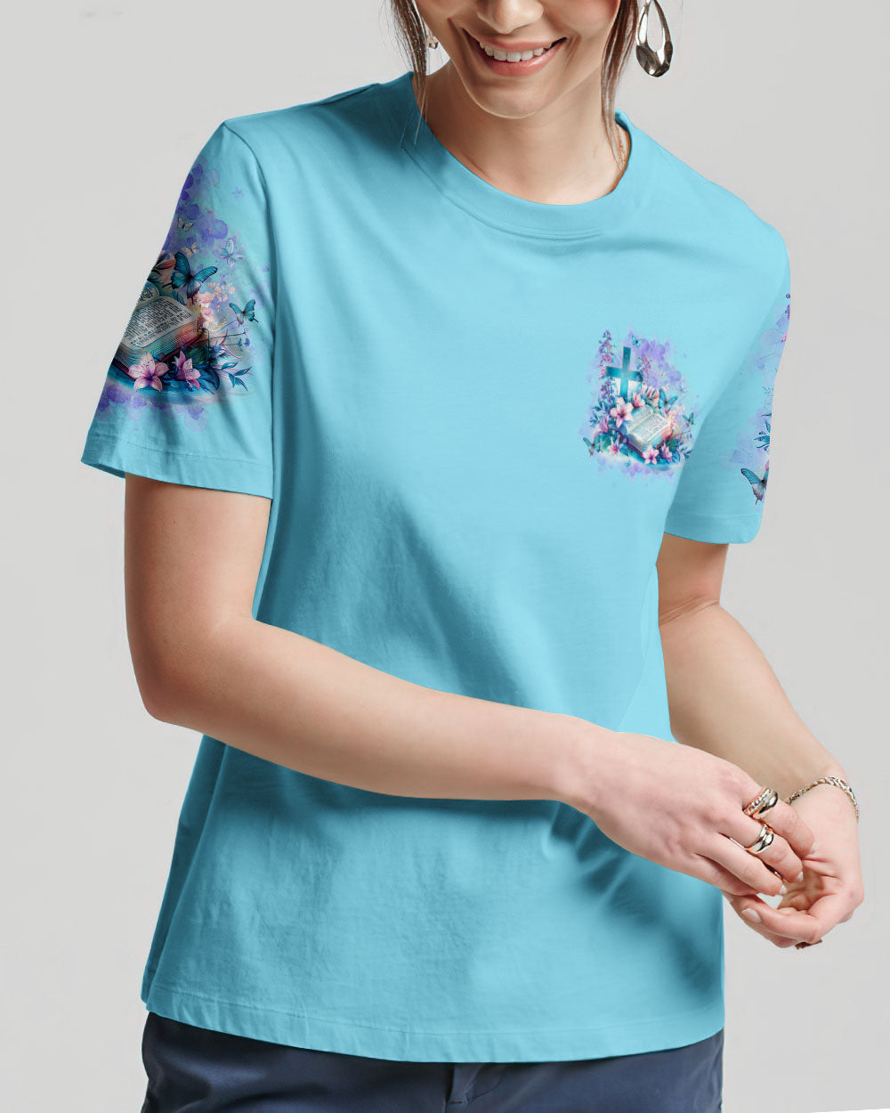 A Day Without Prayer Is A Day Without Power Women's All Over Print Shirt - Tlnz0804244