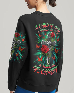 A Child Of God A Woman Of Faith Women's All Over Print Shirt - Tlnz0804252