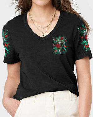 A Child Of God A Woman Of Faith Women's All Over Print Shirt - Tlnz0804252