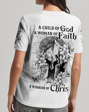 A Child Of God A Woman Of Faith Women's All Over Print Shirt - Tlnz1002252