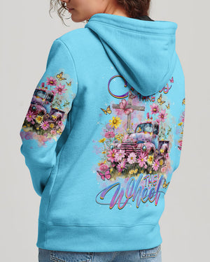 Jesus Take The Wheel Flower Truck Women's All Over Print Shirt - Tlnz1103241