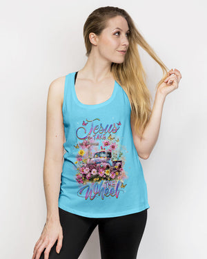 Jesus Take The Wheel Flower Truck Women's All Over Print Shirt - Tlnz1103241